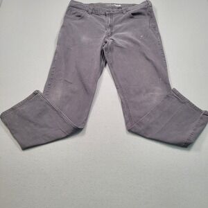 Carhartt Rugged Flex Relaxed Fit Canvas 5-Pocket Work Pants Gray 38x34 BN2517-M